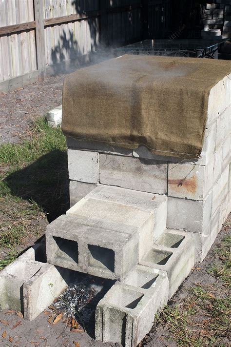 diy concrete block smoker|Concrete Block Smoker .